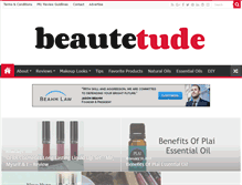 Tablet Screenshot of beautetude.com